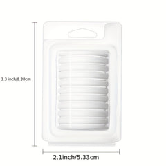 10pcs Transparent Eyelash Glue Strips Reusable Makeup Tools