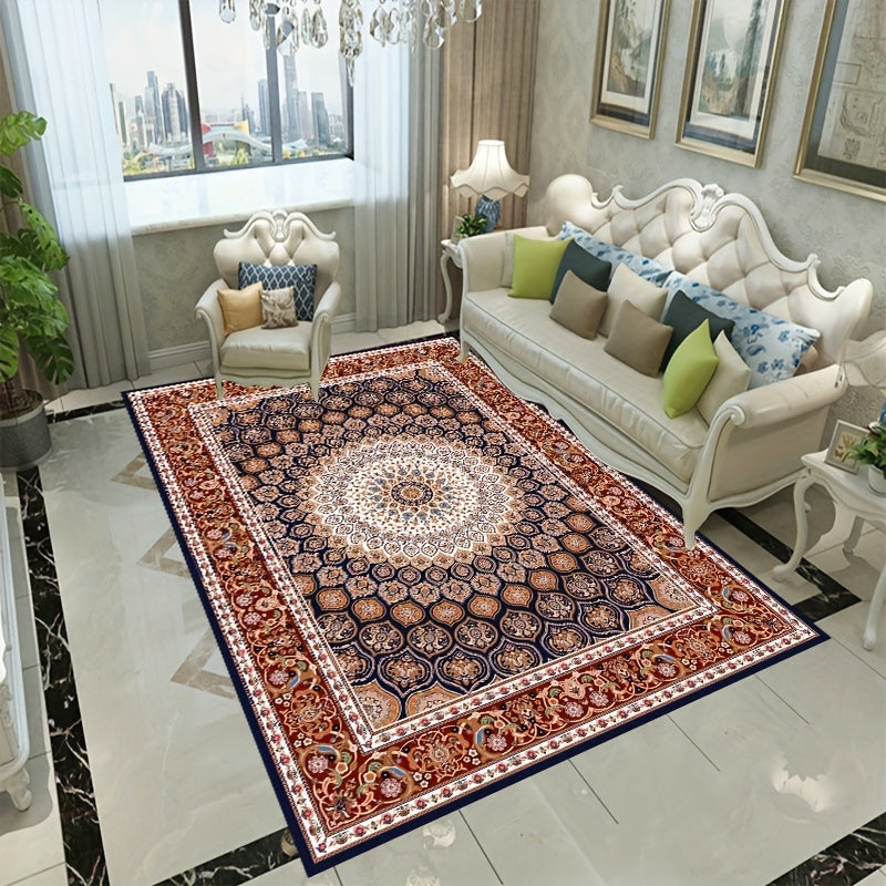 Boho Anti Fatigue Kitchen Rugs Soft Faux Sheepskin Floor Mat