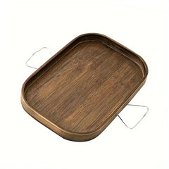 Bamboo Sofa Armrest Table Small Side Table Adjustable Tray