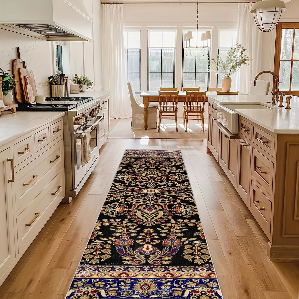 Soft Kitchen Rug Waterproof Non Slip Runner Bedside Rug Absorbent Washable