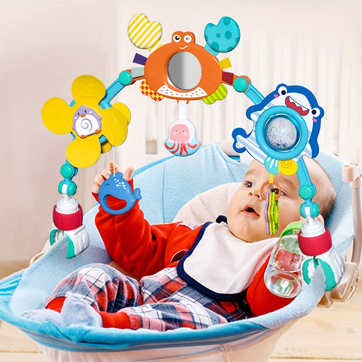 Adjustable Baby Hanging Toy for Crib Stroller Car Seat