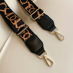 Geometric Pattern Wide Strap Adjustable Bag Strap