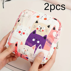 Waterproof Sanitary Napkin Travel Organizer Zipper Bag