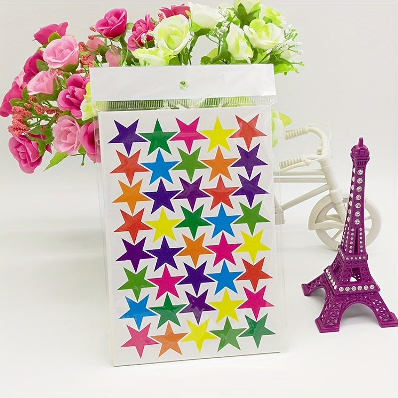 60pcs Face and Star Stickers Reward Pack for Kids Scrapbook Decor