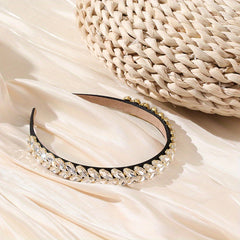 Sparkling Leaf Headband for Party Prom Women Girls
