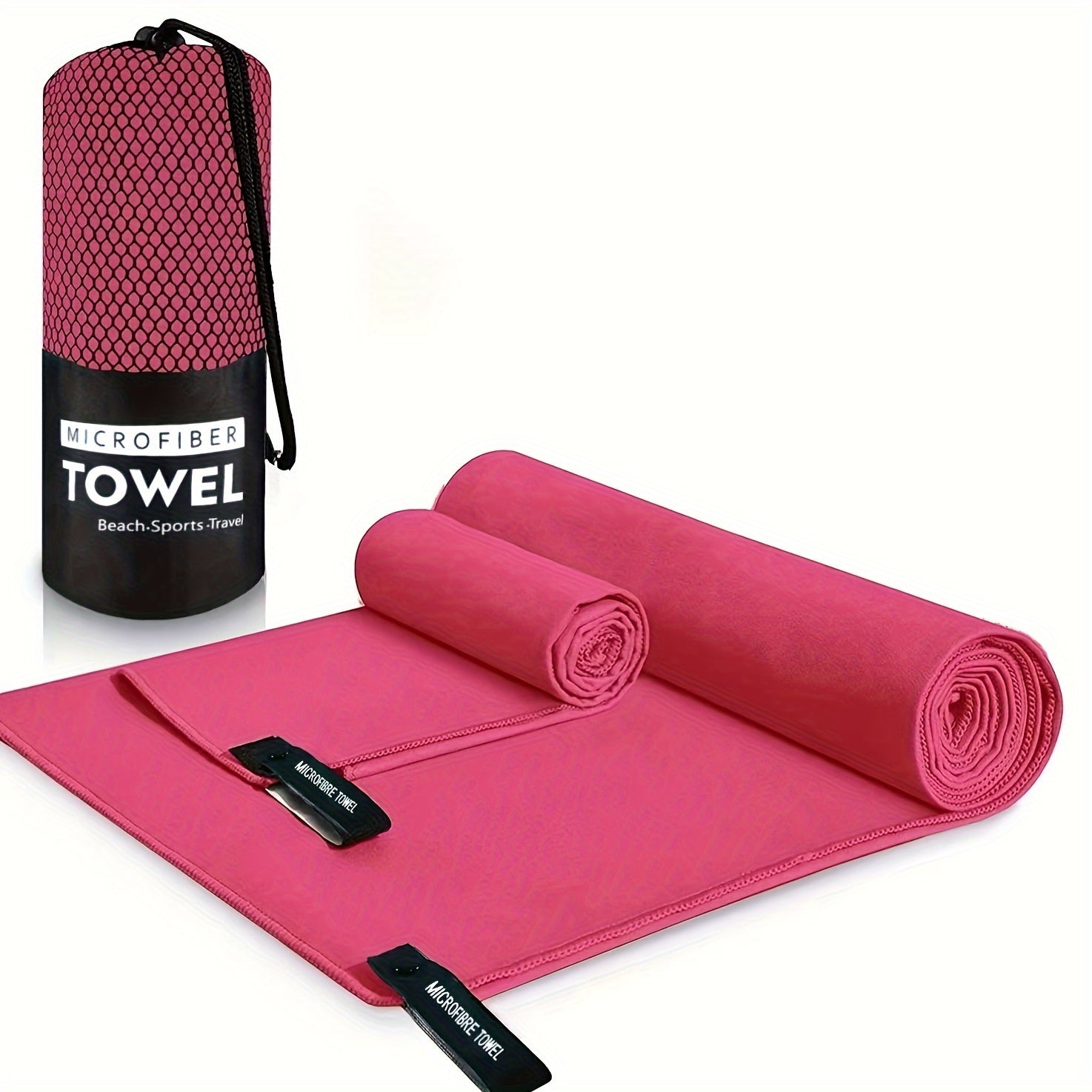 Quick Dry Microfiber Towel Set for Yoga Fitness Travel