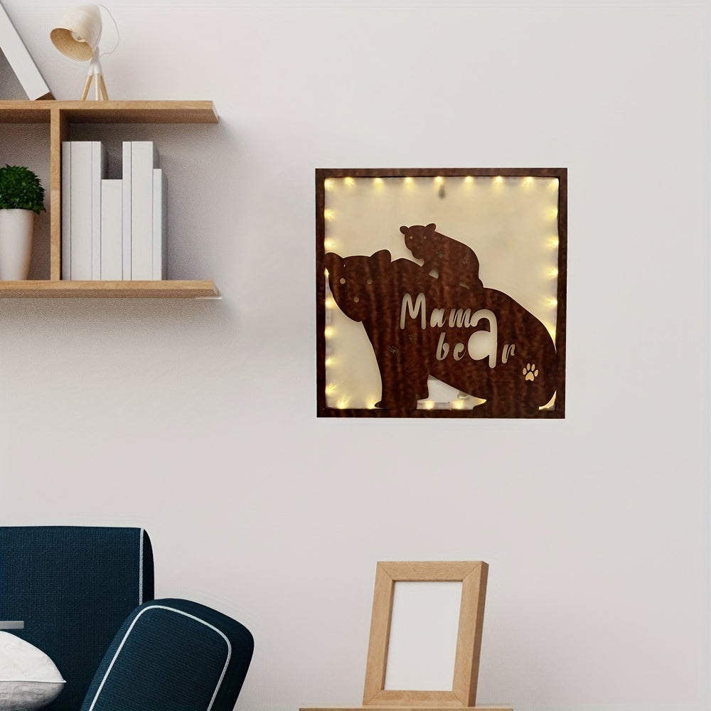 LED Creative Wooden Board Butterfly Series Hanging Light