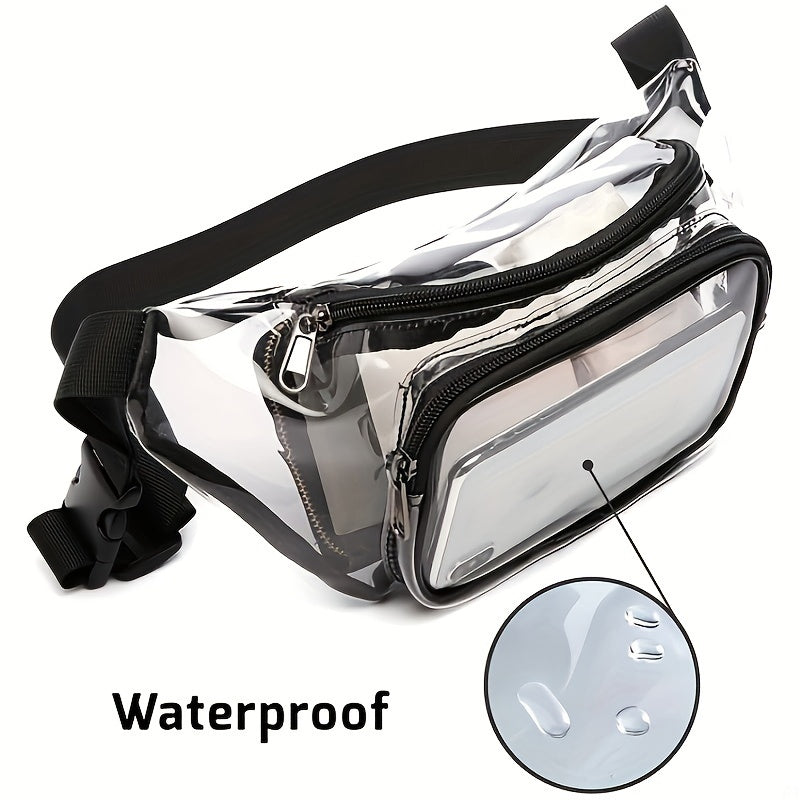 Transparent Waist Bag for Travel Running Mountaineering