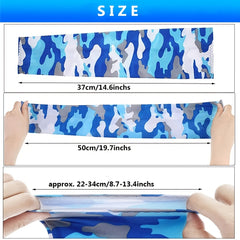 Camouflage Cycling Arm Sleeves for Men and Women Sun Protection