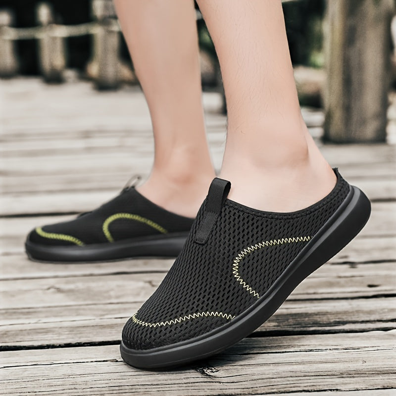 Men's Lightweight Slip On Mesh Sandals