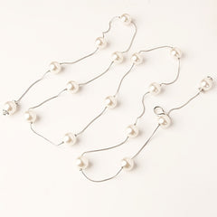 Faux Pearl Bridal Belt Wedding Dress Waist Chain Sash Belt