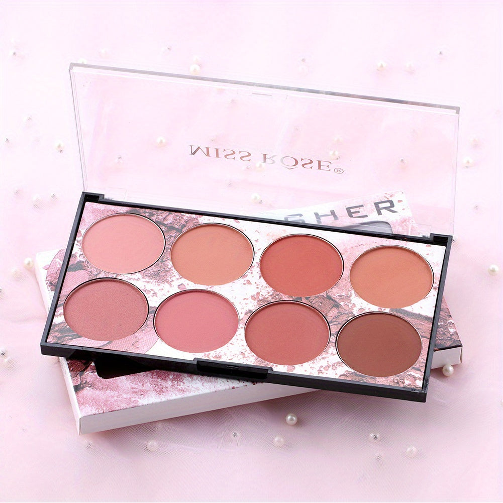Sunset Blush Palette Matte Finish Highlighting Correcting Blush