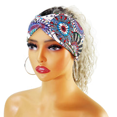 Vintage Wide Headband Yoga Bandeau Hair Band Non Slip
