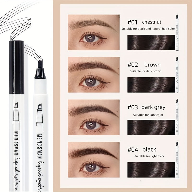 Waterproof Liquid Eyebrow Pencil Long Lasting Makeup 4 Colors