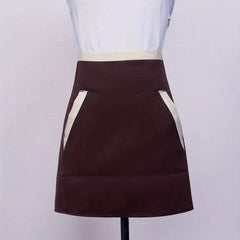 Half Body Apron Solid Printing Hotel Restaurant Small Waist Overalls