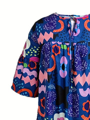  Bell Sleeve Smock Dress