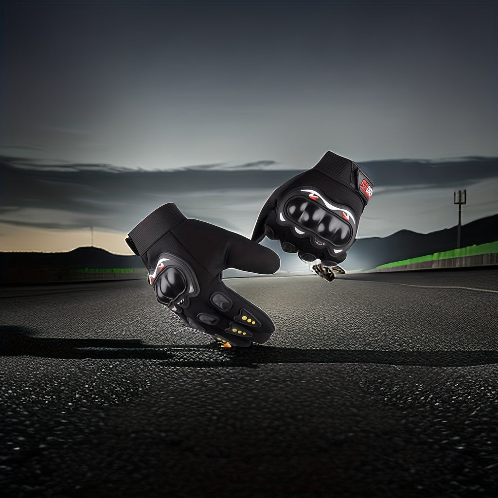 Men's Anti Slip Motorcycle Gloves Protective Racing Cycling