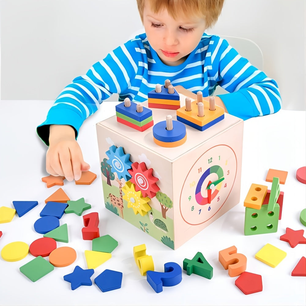 Kids Toolbox Shape Sorting Educational Toy Holiday Gift