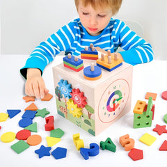Kids Toolbox Shape Sorting Educational Toy Holiday Gift