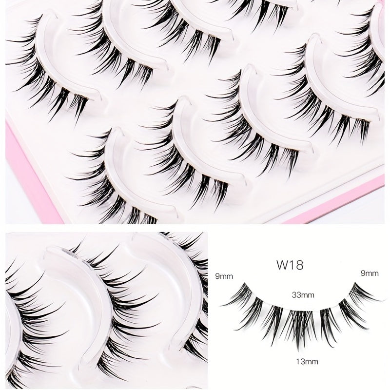 5 Pairs Little Devil Style False Eyelashes