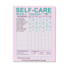 Self Care Planner Notepad - Prioritize Health, Achieve Balance - 52 Sheets
