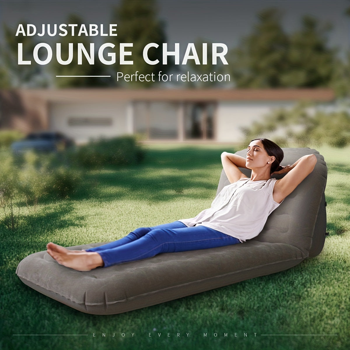 Adjustable Inflatable Air Sofa Bed for Tent Outdoor Activity