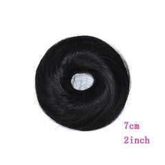Synthetic Hair Bun Elastic Hairpieces for Women Updo Chignon Ponytail Extensions