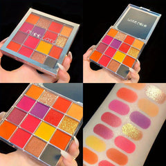 Vibrant 16-Color Eyeshadow Palette for Stunning Eye Look