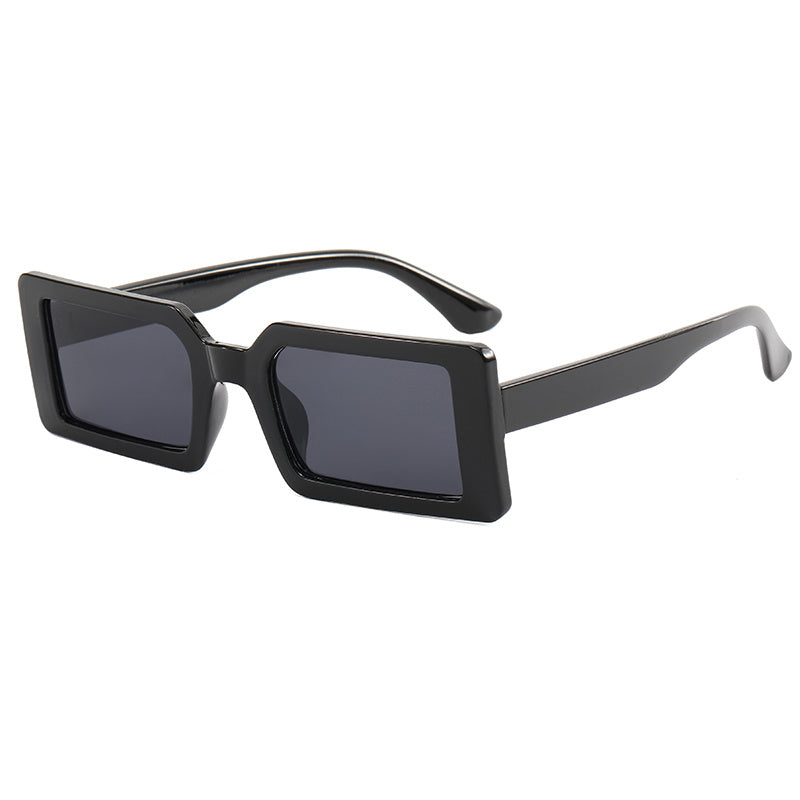 90s Narrow Frame Square Sunglasses Vintage Rectangle Sun Glasses