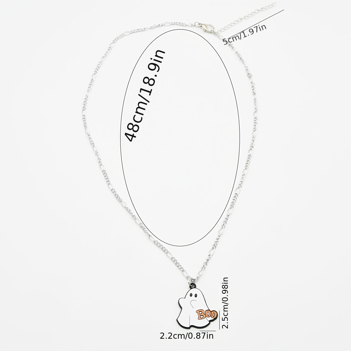 Halloween Ghost Dress Up Necklace for Girls