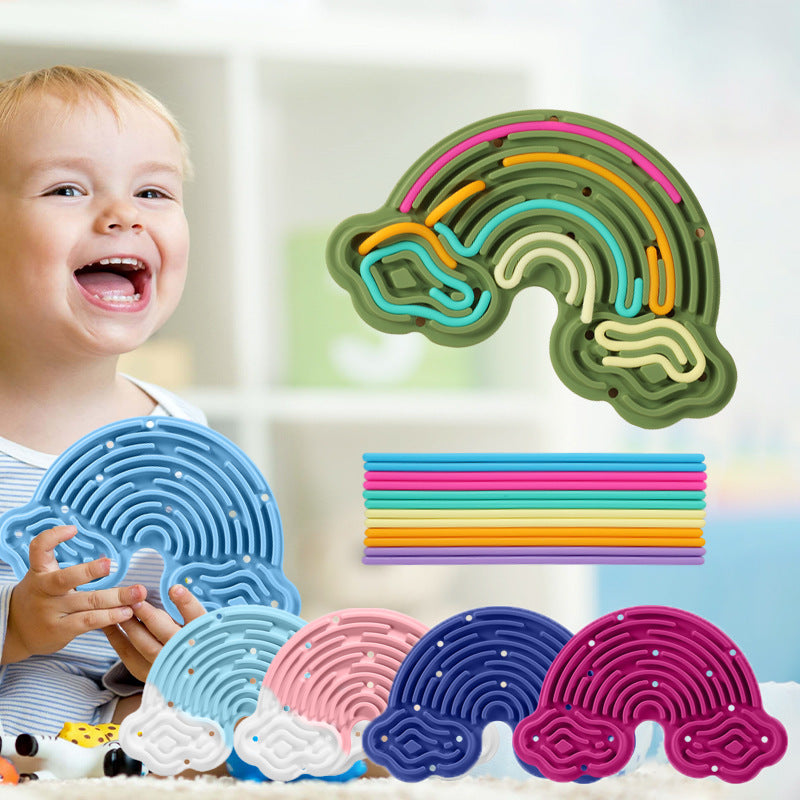 Silicone Space Sensory Board Toy with Astronaut & Planets