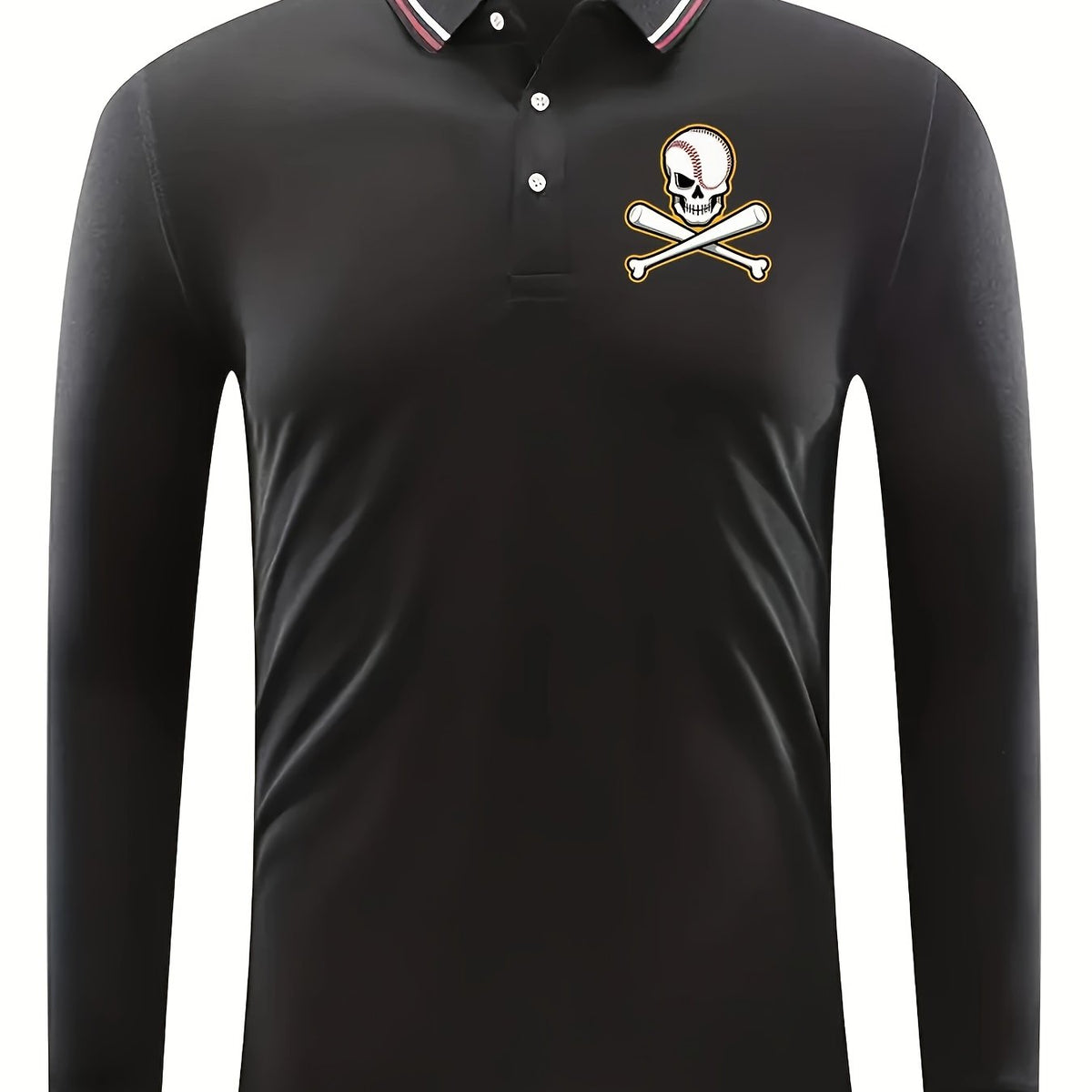 Baseball Skull Hoodie Graphic Pullover With Pocket