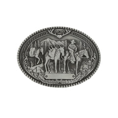 Western Denim Men's Belt Buckle Riding Casual