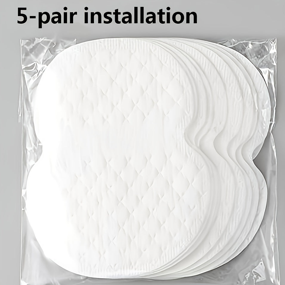 10pcs Underarm Sweat Absorbing Patch Ultra Thin Sports Sweat Pads