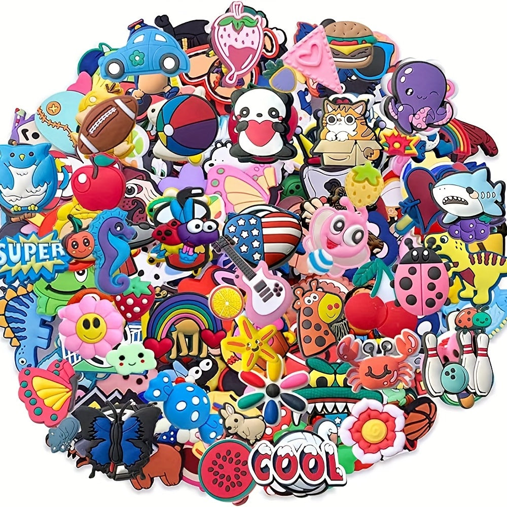 50pcs Cartoon Shoe Charms Decorations Shoe Accessories Party Favors Holiday