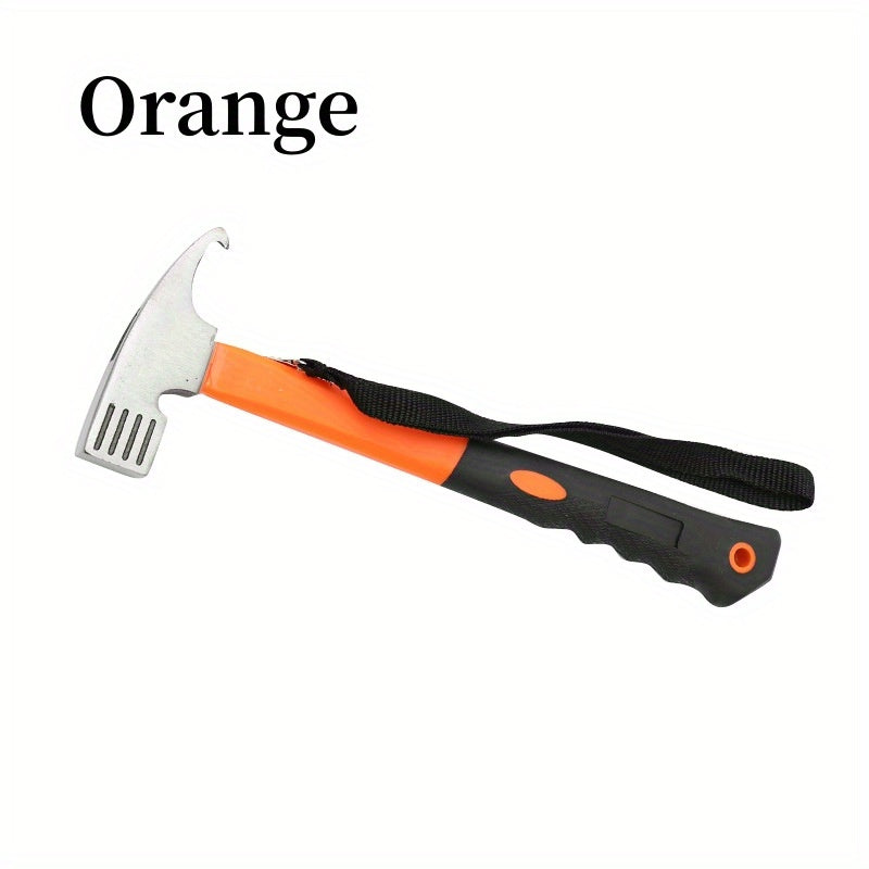 Outdoor Hammer High Carbon Steel Camping Household Tool Ground Nail Remover