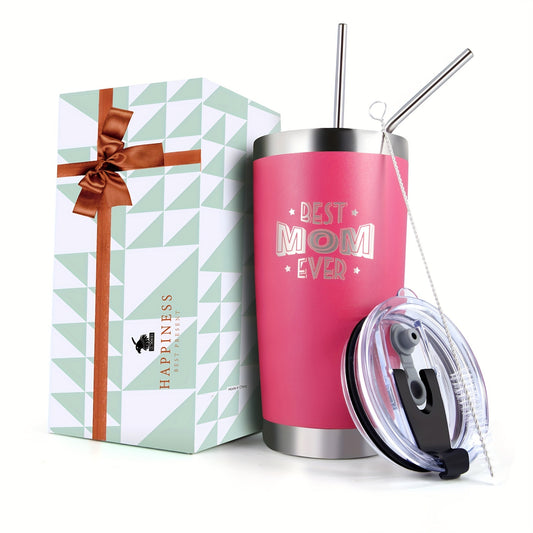 20OZ Stainless Steel Sports Cup with Straw - Assorted Colors