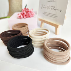 25pcs Large Elastic Hair Ties for Girls No Damage Hair Bands Hair Accessories