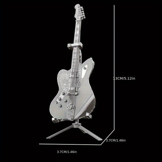 3D Metal Puzzle Acoustic Guitar Model Kit