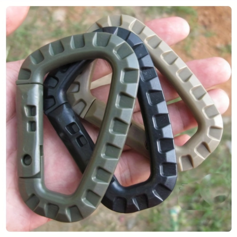 3pcs Plastic Steel Link D Ring for Outdoor Activities