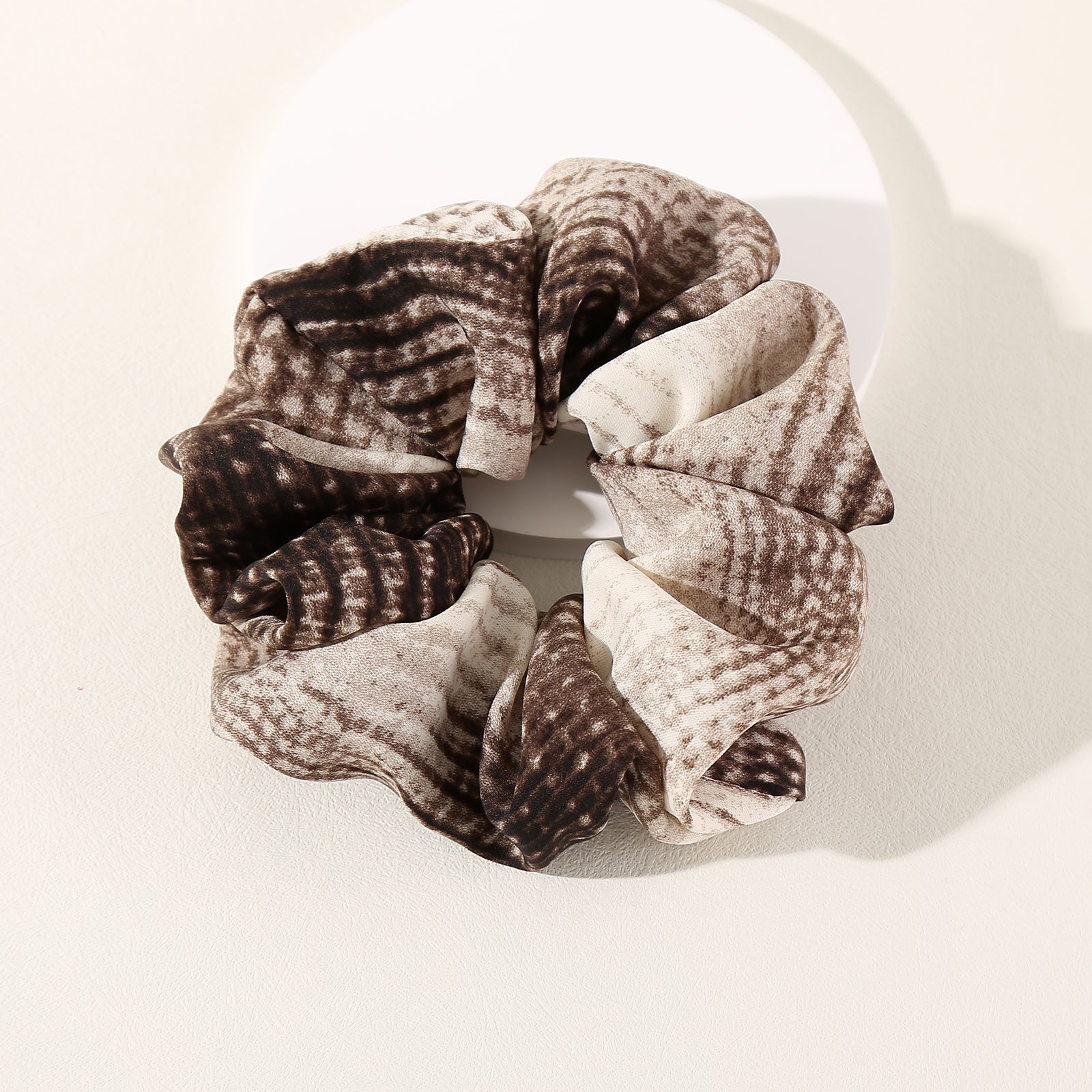 Snake Print Large Boho Oversize Scrunchie Colorful Women Hair Accessory