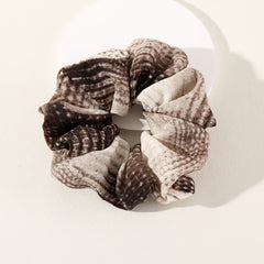 Snake Print Large Boho Oversize Scrunchie Colorful Women Hair Accessory