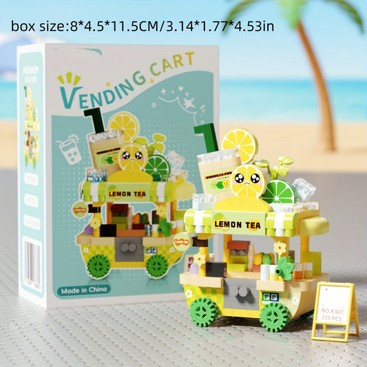 Street Vendor Car Scene Series Desktop Decoration Figurine Toy