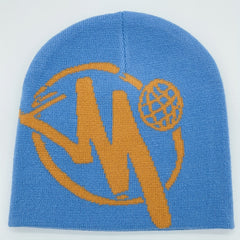 Hip hop Knit Beanie Hat Hat With Printing For Men And Women