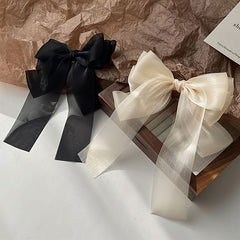 Vintage Bow Spring Hair Clip Headwear