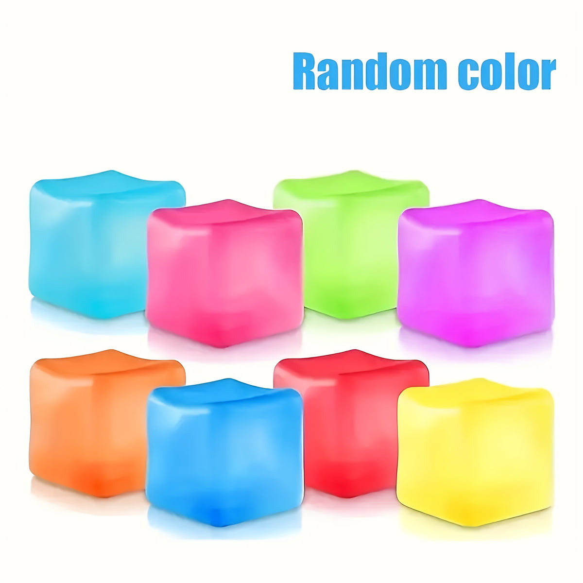 5pcs Rubber Soft Blocks Mixed Colors Toys Prizes Thanksgiving Christmas