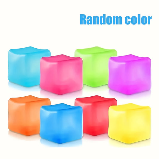 5pcs Rubber Soft Blocks Mixed Colors Toys Prizes Thanksgiving Christmas