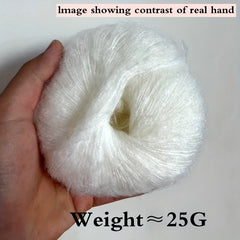 Soft Mohair Wool Yarn for Knitting 25g