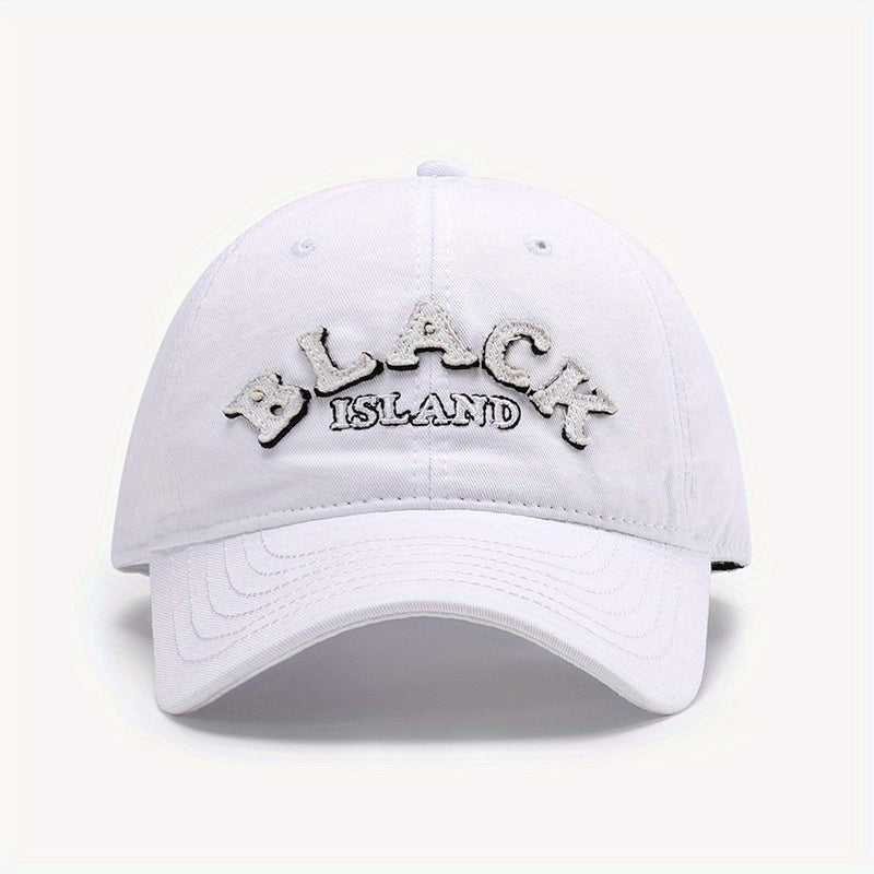 Classic Letter Patch Baseball Cap Unisex Vintage Dad Hats Lightweight Sunshade