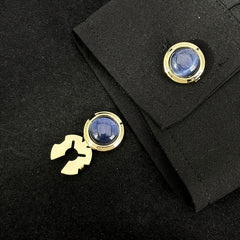 2pcs Button Decorative Box Shirt Cufflinks Accessories